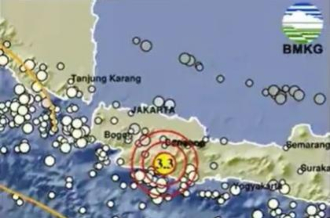 Gempa Magnitudo 3,3 Guncang Kabupaten Bandung