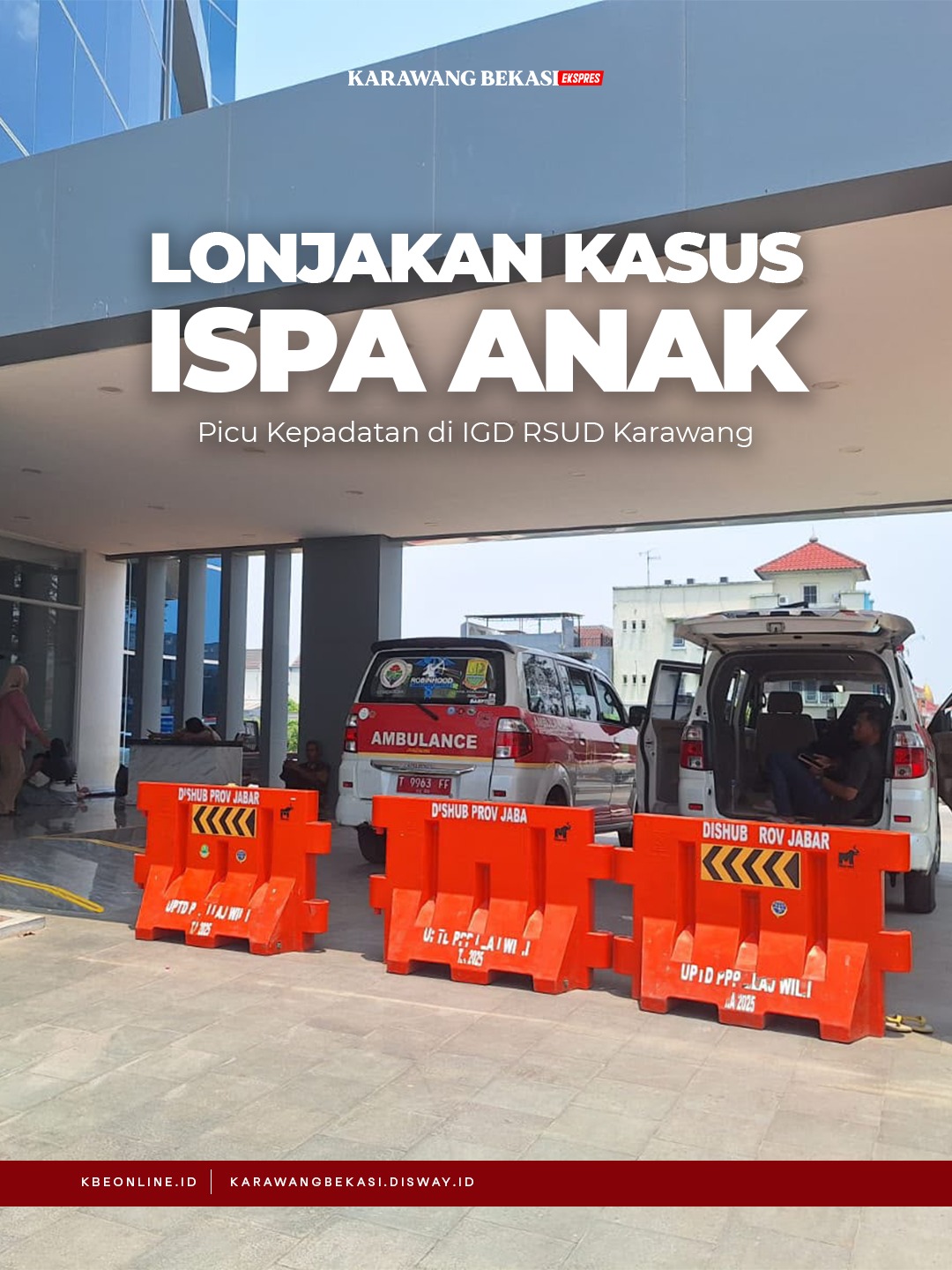 Lonjakan Kasus ISPA Anak Picu Kepadatan di IGD RSUD Karawang