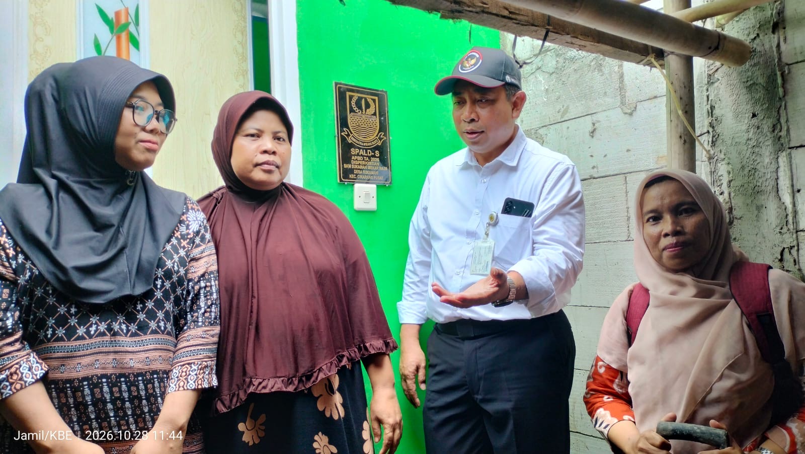 Disperkimtan Monitoring Pembangunan Sistem Pengelolaan Air Limbah Domestik di Kecamatan Cikarang Pusat