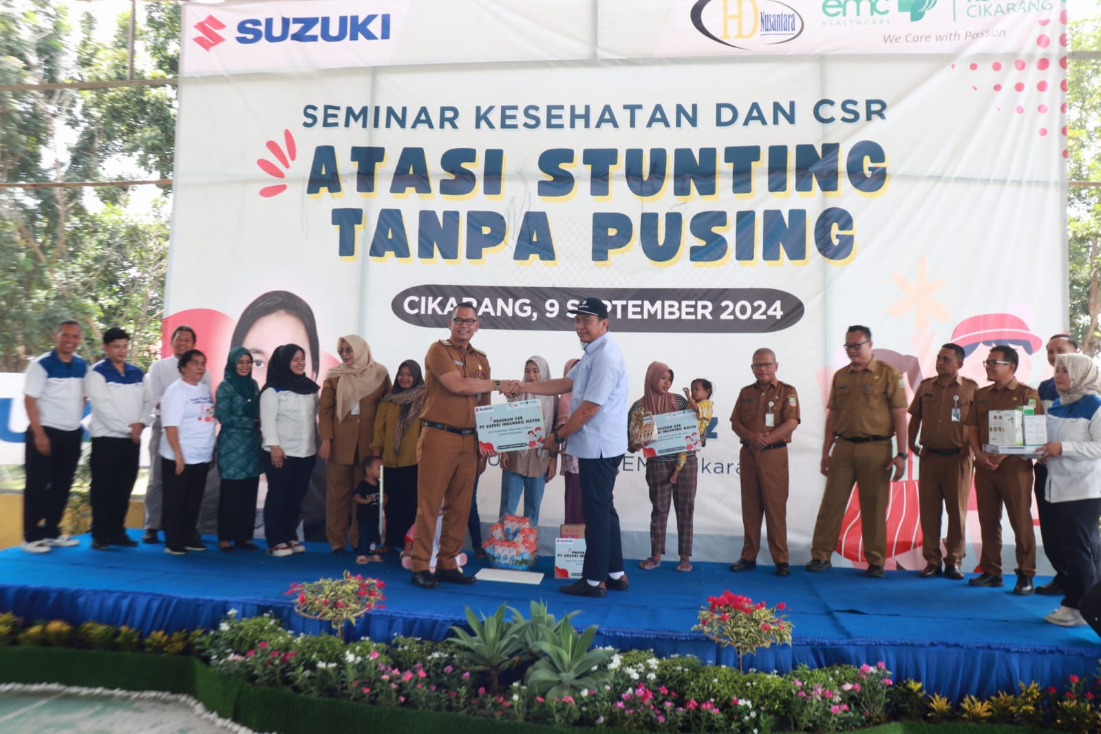 Suzuki dan Harosa Komit Tekan Stunting di Kabupaten Bekasi