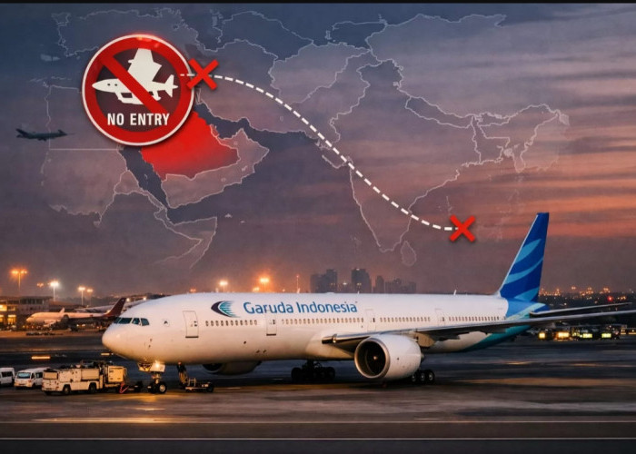 Garuda Indonesia Hentikan Sementara Rute Doha di Tengah Eskalasi Ketegangan Global