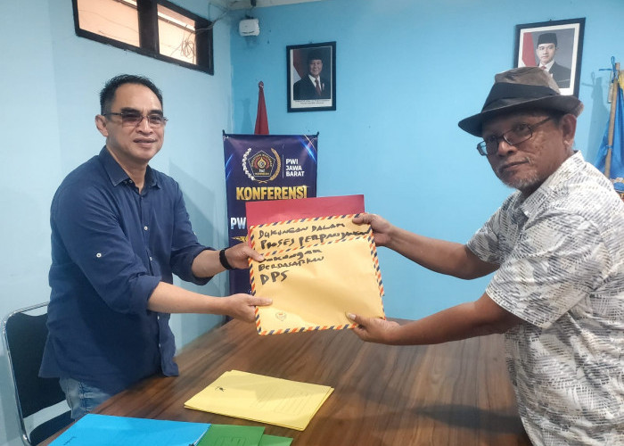 Oland PH Sibarani Resmi Daftar Calon Ketua DK PWI Jabar, Kantongi 105 Dukungan Anggota