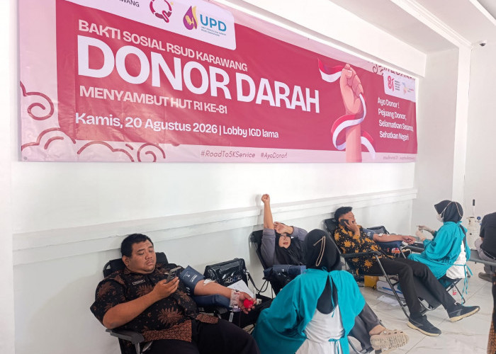 Tak Lagi Bergantung ke PMI, RSUD Karawang Kini Punya Unit Pengelolaan Darah