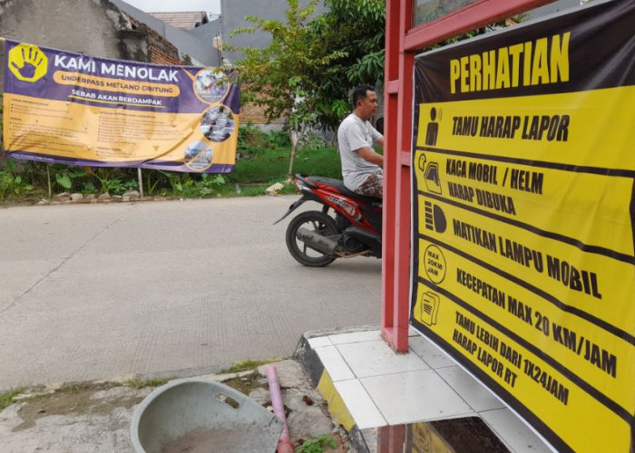 Warga Tolak Rencana Pembangunan Underpass Metland Cibitung