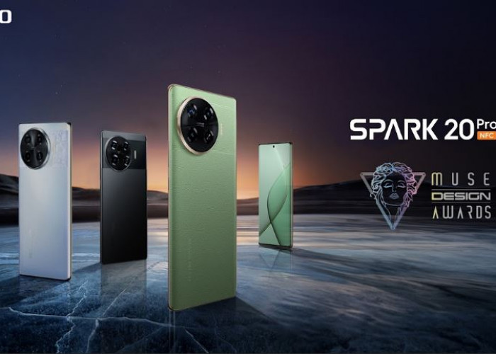 Tecno Spark 20 Pro+ Sabet Gelar Platinum Winner di MUSE Design Award 2024