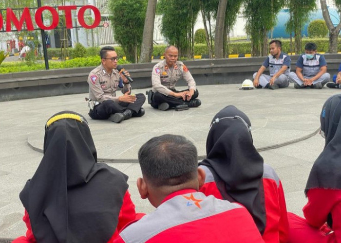 Satlantas 'Masuk' PT Ajinomoto Indonesia Karawang Factory, Nih Targetnya...