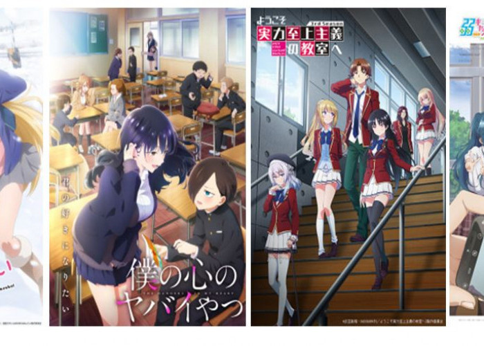 5 Anime Bergenre School, Drama, Romance dan Harem yang Tayang Bakal di Tahun 2024