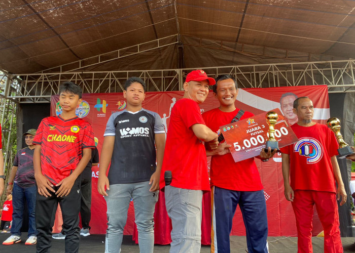 Dispora Cari Bibit Atlet diajang Turnamen Futsal Antar SMP se- Kota Bekasi 2023