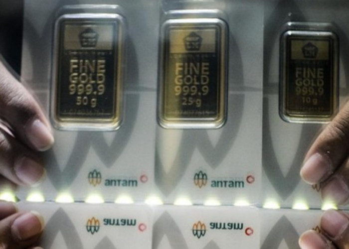 Harga Emas Antam Hari Ini Turun Rp25 Ribu, Jadi Rp2,605 Juta per Gram