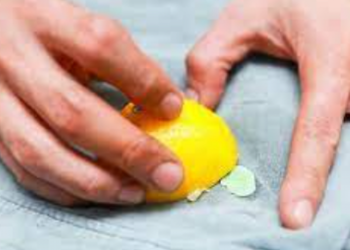 Tips Menghilangkan Noda Permen Karet Menggunakan Bahan-Bahan Dapur, Bisa Pakai Lemon