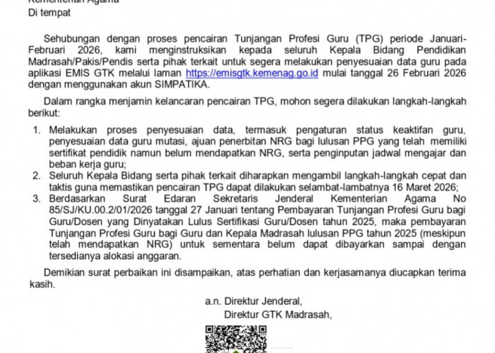 Guru Madrasah Sudah Punya NRG, Tapi TPG Tak Kunjung Cair! Ini Nasib Guru PPG 2025