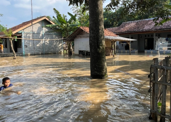 Banjir di Desa Mekar Mulya, 130 Rumah Terendam dan Ratusan Jiwa Terdampak 