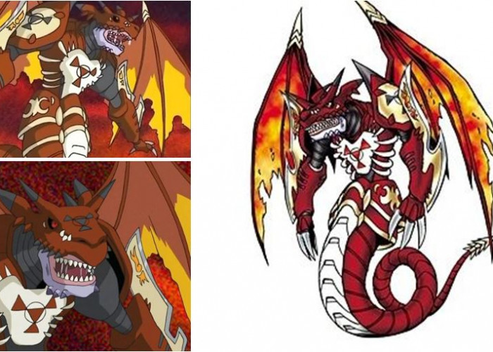 Megidramon : Salah Satu dari Empat Digimon Raja Naga yang Paling Jahat, Ganas dan Brutal