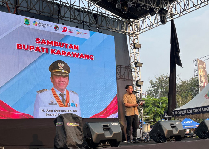Transaksi UMKM di Harkopnas Karawang Bisa Lampaui Target 1 Miliar, Bupati Aep Janjikan Tambah Anggaran