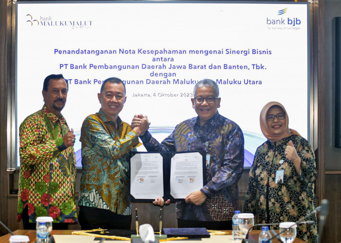 Bertambah Satu Lagi Anggota KUB bank bjb, bank bjb dan Bank Maluku Malut Teken MoU Sinergi Bisnis   
