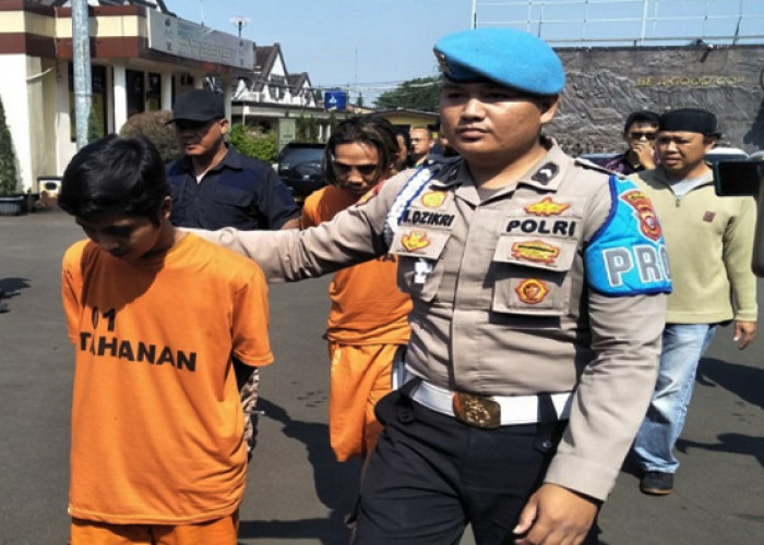 Sindikat Pencurian Mobil Dump Truk Dibekuk Polisi di Bandung Barat