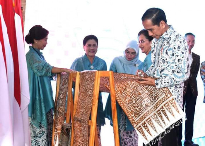 Presiden Apresiasi Para Pelaku Batik di Tanah Air di Gelaran Batik Nusantara