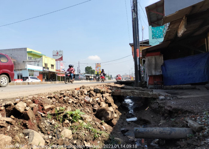 Mangkrak, Kades Abah Kunang Minta Pembangunan Jalan Ma'mun Nawawi Tidak Asal jadi