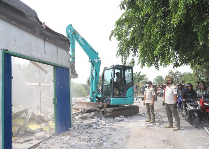 Pemkab Bekasi Tertibkan 515 Bangunan Liar di Bantaran Sungai Sukatani