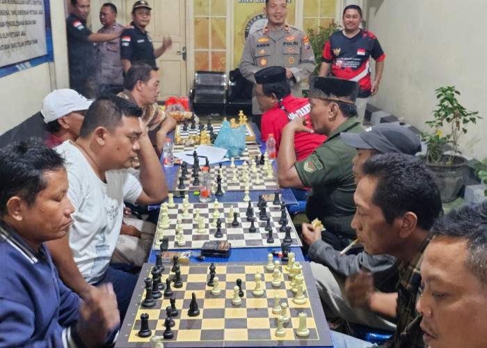 Polres Metro Bekasi Kota Gelar Turnamen Catur dan Domino Sambut Hari Bhayangkara ke-80