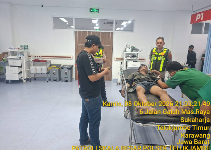 Gagal Curi Motor Warga, Pria di Telukjambe Babak Belur Diamuk Massa