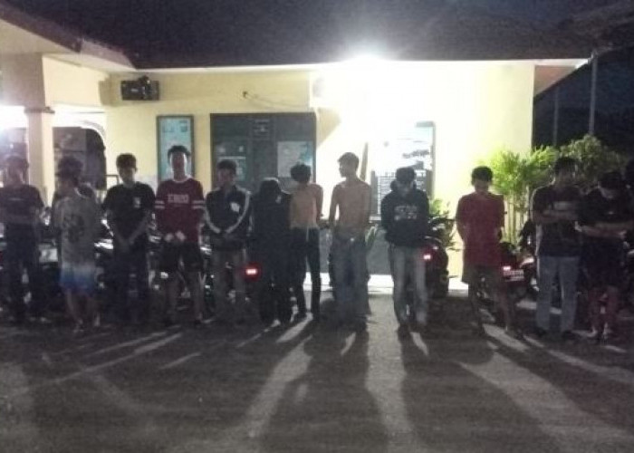 Hendak Lakukan Aksi Balap Liar di Jalinsum, Belasan Remaja Diamankan Polisi
