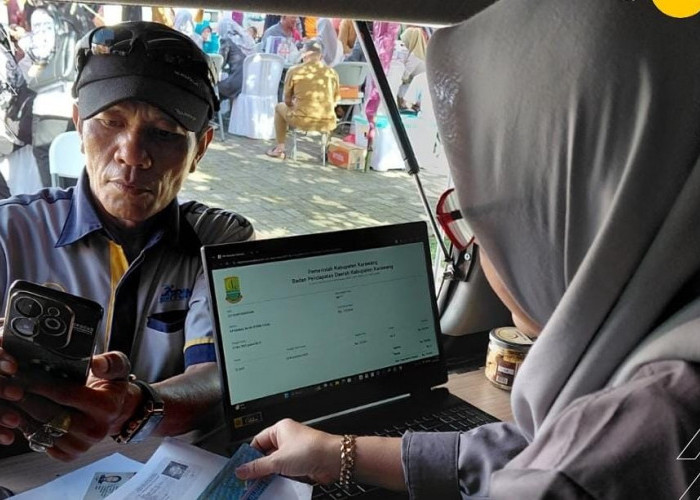 Bapenda Karawang Layani Warga di Gebyar PATEN Kecamatan Cilebar, 27 Mei 2025