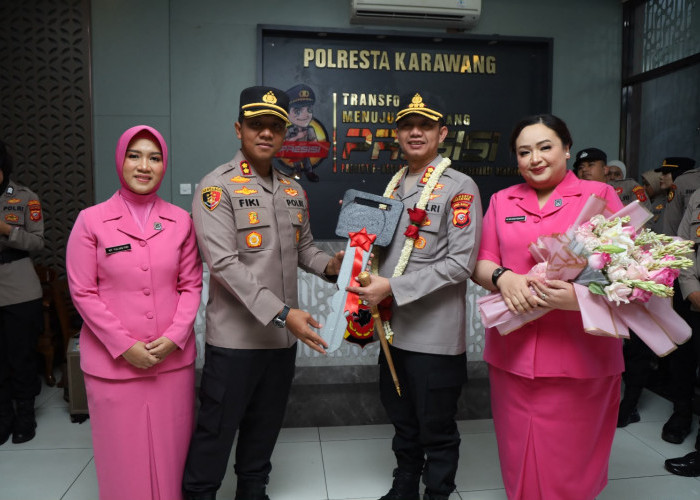 Selamat Jalan AKBP Fiki, Selamat Datang Kombes Pol Mario, Ini Arahan Kapolresta Karawang Baru