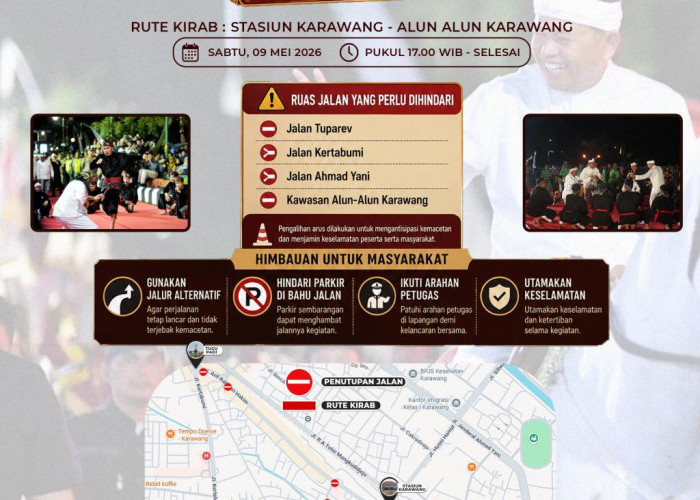 Kirab Budaya 'Napak Tilas Pajajaran'', Polres Karawang Kerahkan 142 Personel
