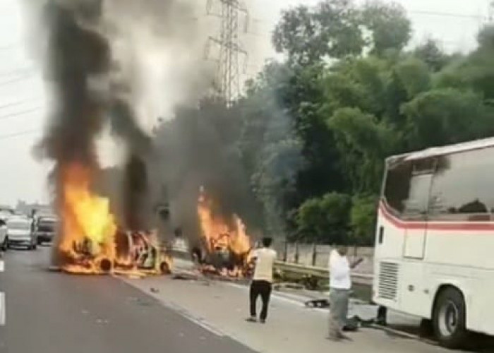 Kecelakan Beruntun di Tol Jakarta Cikampek Ruas Karawang, Sembilan Tewas Terbakar, Ini Kronologi Lengkapnya 