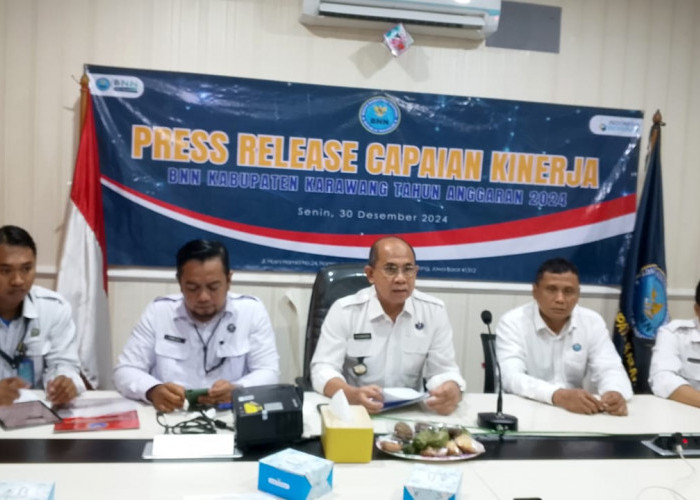 BNNK Karawang Gelar Rilis Akhir Tahun, Berikut Pencapaian Kinerja selama Tahun 2024