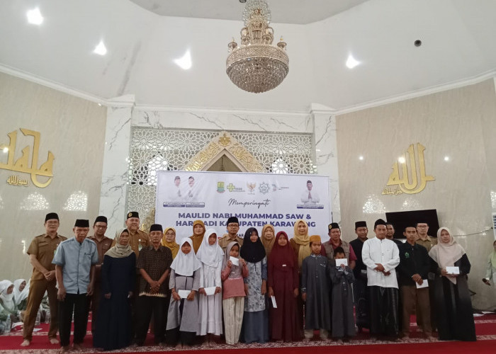 Peringati Maulid Nabi dan HUT Karawang ke-393, RSUD Santuni 393 Yatim dan Dhuafa