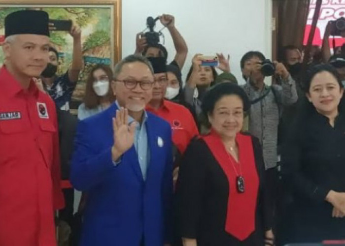 Ketum PAN Bertemu Megawati di DPP PDI Perjuangan 