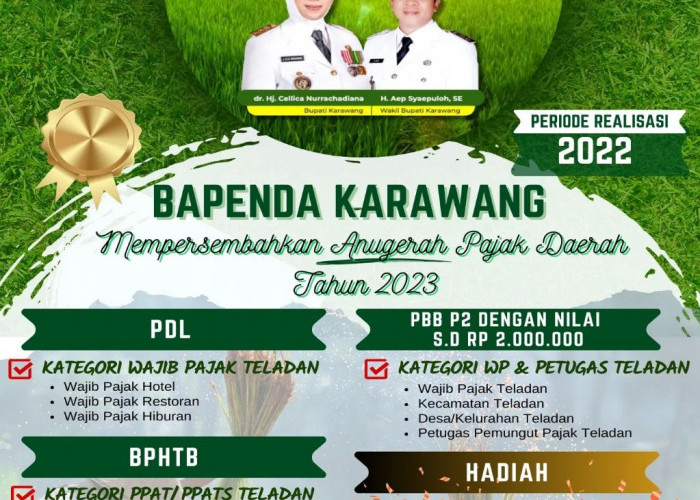 Anugerah Pajak Daerah 2023: Bapenda Karawang Mencari Teladan dalam Rangka HUT Karawang ke-390