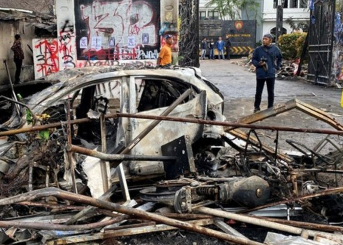 Kerusakan Akibat Demonstrasi di Jawa Barat, Polisi Lakukan Pendataan