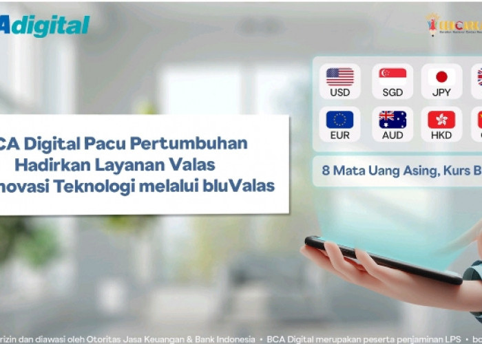 Pacu Pertumbuhan, BCA Digital Hadirkan Layanan Valas dan Inovasi Teknologi melalui bluValas