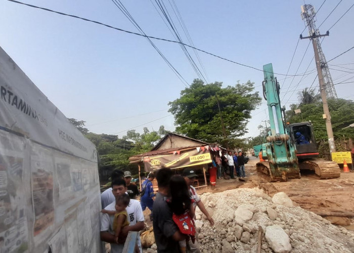 Lumpur Proyek Pipa Pertamina Gas Masuk Rumah Warga di Cikarang Barat, Ini Janji PT. Mulia Tehnik Toolsindo