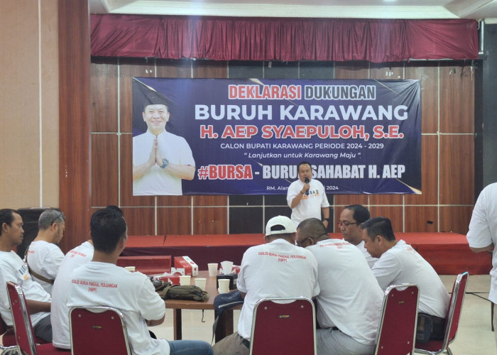 'Bursa' Dukung H Aep Syaepuloh Kembali Jadi Bupati Karawang di Pilkada 2024 Karena Ini...
