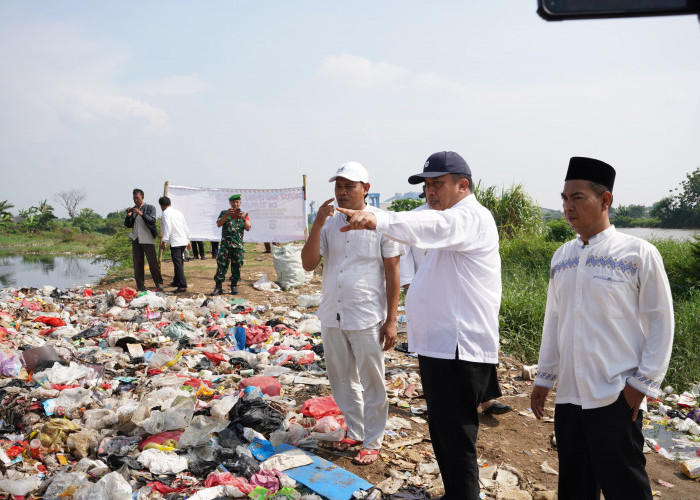 Tumpukan Sampah 200 Meter di Kali CBL, Pj Bupati Bekasi : Angkut dan Panggil Pihak Bertanggungjawab