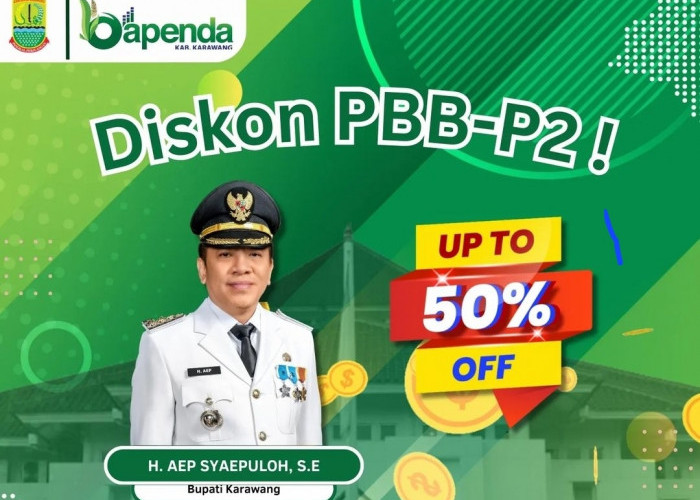 Simak Program dan Syarat Diskon Pajak Bumi dan Bangunan hingga 50% dari Bapenda Karawang