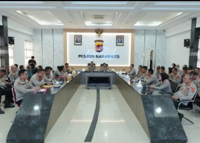 SIAP-SIAP, Polres Karawang Gelar Praoperasi Ketupat Lodaya 2026 untuk Amankan Jalur Mudik