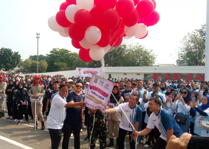 Ratusan ASN Bertanding di Porpemkab Karawang 2024