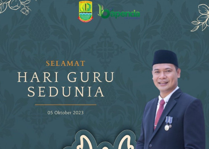 Bapenda Karawang: Mengucapkan Selamat Hari Guru Sedunia 