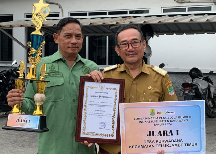 BUMDes Purwasejahtera Desa Purwadana Sabet Juara 1 Lomba Kinerja Pengelolaan BUMDes Tingkat Kabupaten