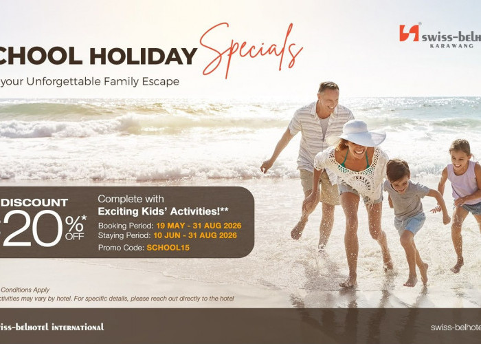 Swiss-belhotel Karawang Hadirkan Promo School Holiday Specials Untuk Liburan Keluarga Yang Lebih Berkesan