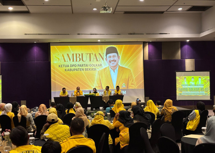 HUT ke-62 Golkar Kabupaten Bekasi Digelar Sederhana, Akhmad Marjuki Santuni Anak Yatim