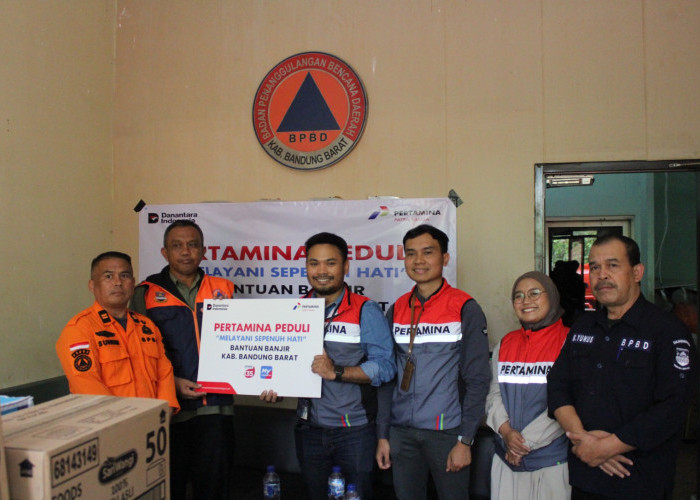 Tanggap Darurat Bencana: Pertamina RJBB Salurkan Bantuan Logistik untuk Kabupaten Bandung dan Bandung Barat