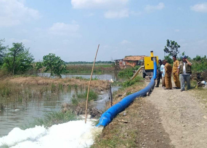 SDABMBK Respon Cepat Kekeringan Dengan Pompa Air Besar Bagi Petani