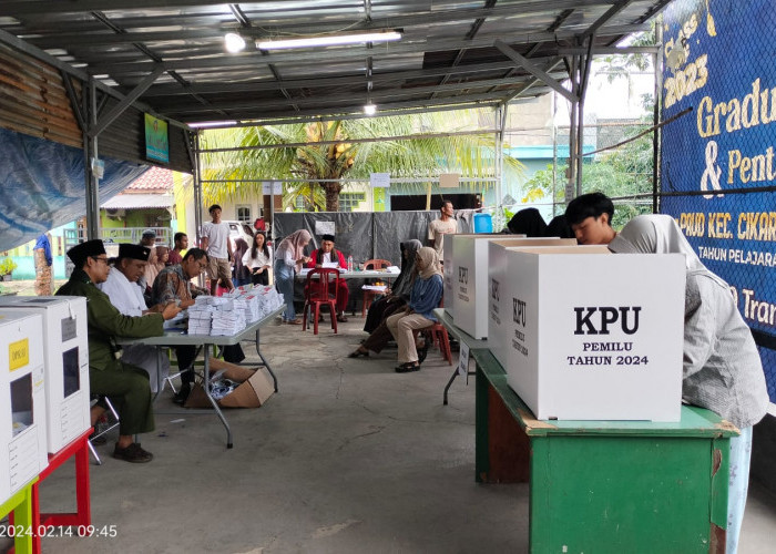 Partisipasi Masyarakat di Ciksel Kabupaten Bekasi pada Pemilu 2024 Mencapai 70 Persen 