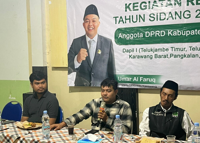 Anggota DPRD Karawang Umar Al Faruq Gelar Reses I Tahun Sidang 2024/2025 di Desa Pinayungan